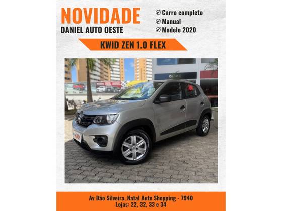 RENAULT KWID 1.0 12V SCE FLEX ZEN MANUAL RENAULT KWID 1.0 12V SCE FLEX ZEN MANUAL